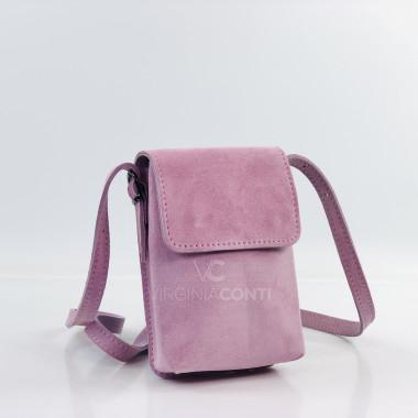 Сумка через плече (крос-боді) Virginia Conti світло-рожева