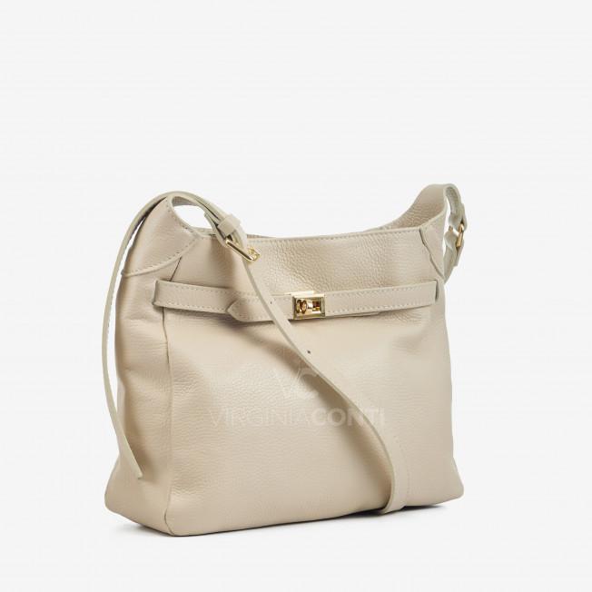 Сумка через плечо (кросс-боди) Virginia Conti бежевая