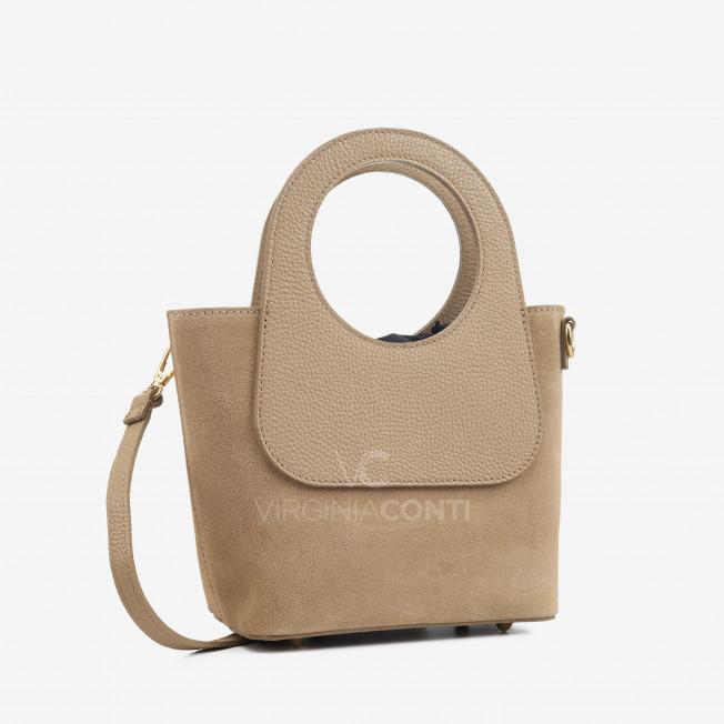Шоппер Virginia Conti цвета светлый тауп