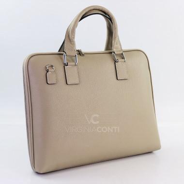 Портфель Virginia Conti цвета капучино