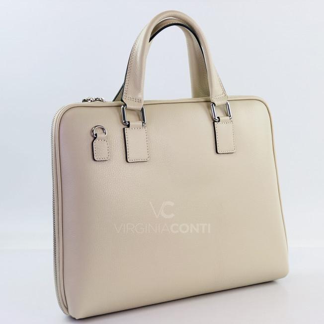 Портфель Virginia Conti бежевый