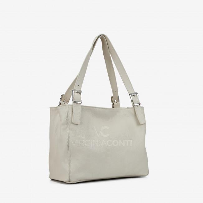 Сумка на плечо Virginia Conti бежевая