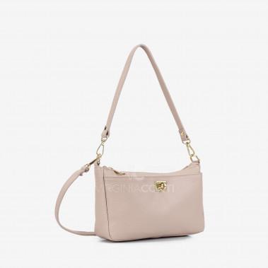 Сумка через плече (крос-боді) Virginia Conti кольору пудри