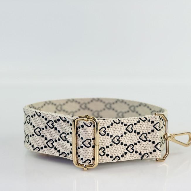 Ремінець для сумки бежевий