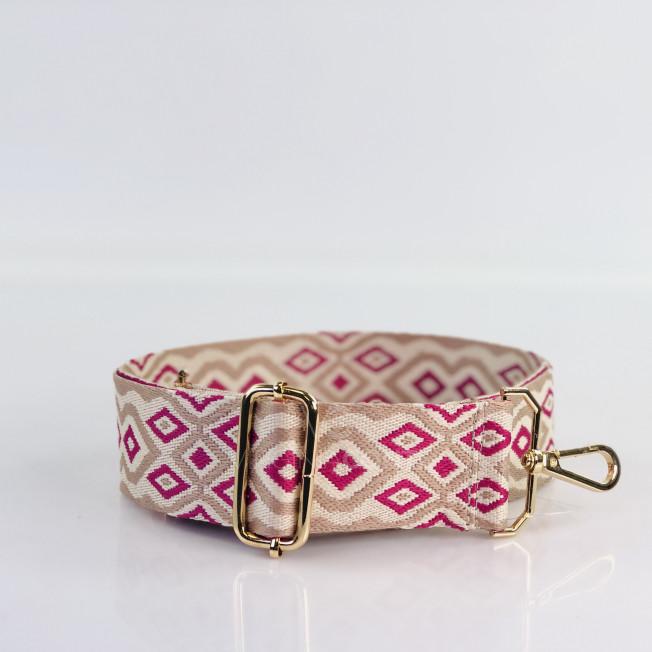 Ремінець для сумки кольору фуксія