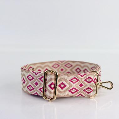 Ремінець для сумки кольору фуксія