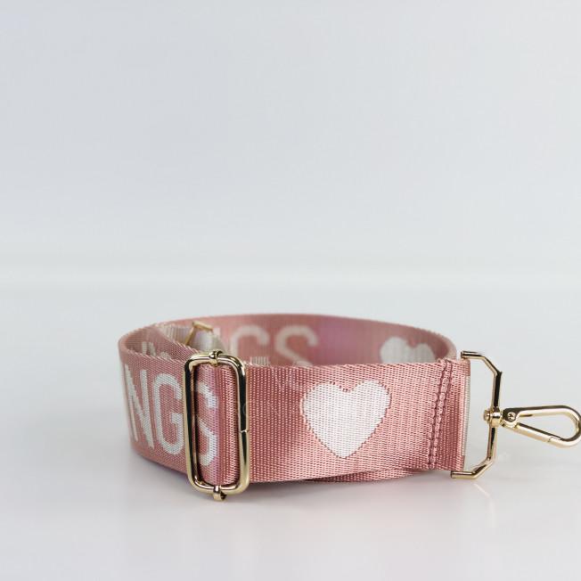 Ремінець для сумки кораловий