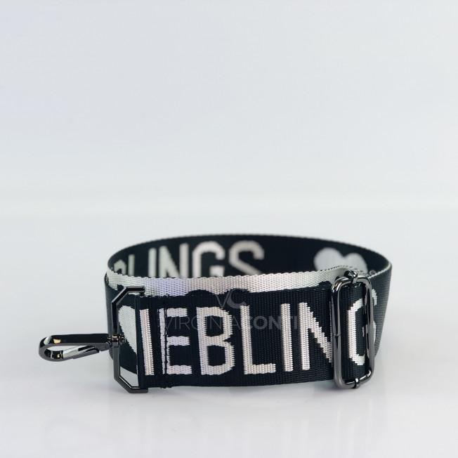 Ремешок для сумки черный