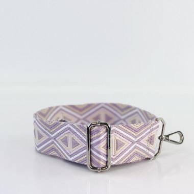 Ремінець для сумки світло-фіолетовий