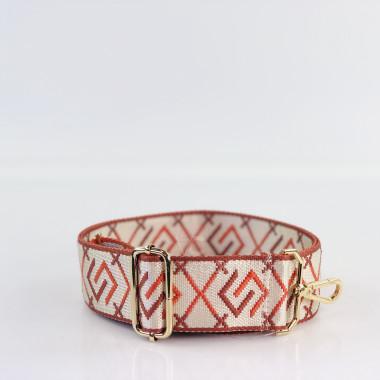 Ремінець для сумки терракотового кольору