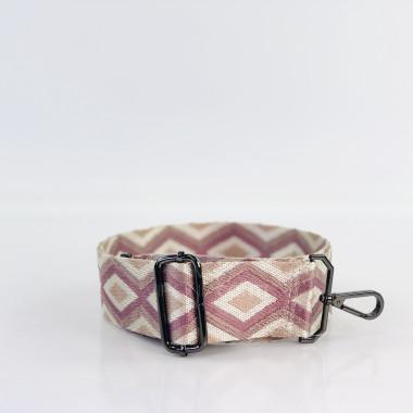 Ремінець для сумки темно-рожевий