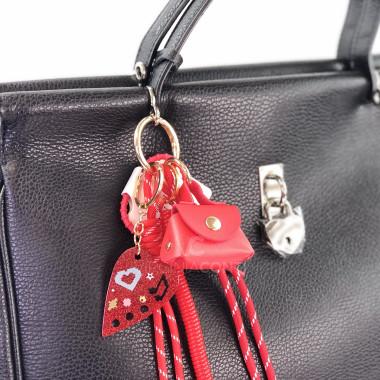 Брелок Virginia Conti красный