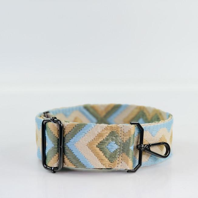 Ремешок для сумки голубой