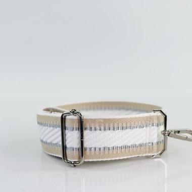 Ремешок для сумки белый