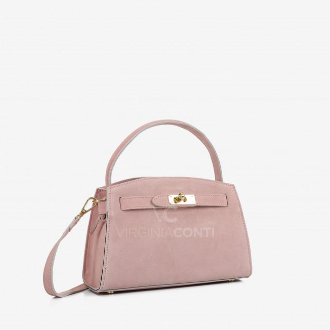 Сумка через плече (крос-боді) Virginia Conti кольору пудри