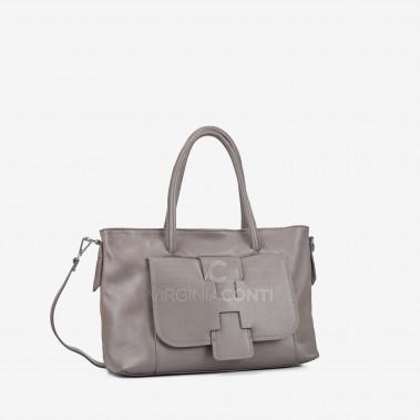 Сумка Virginia Conti кольору сірий камінь