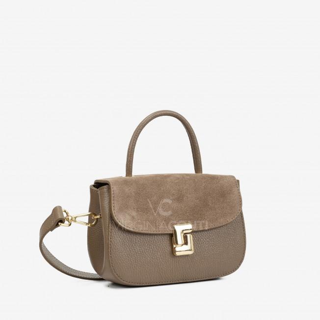 Сумка через плече (крос-боді) Virginia Conti кольору темний тауп