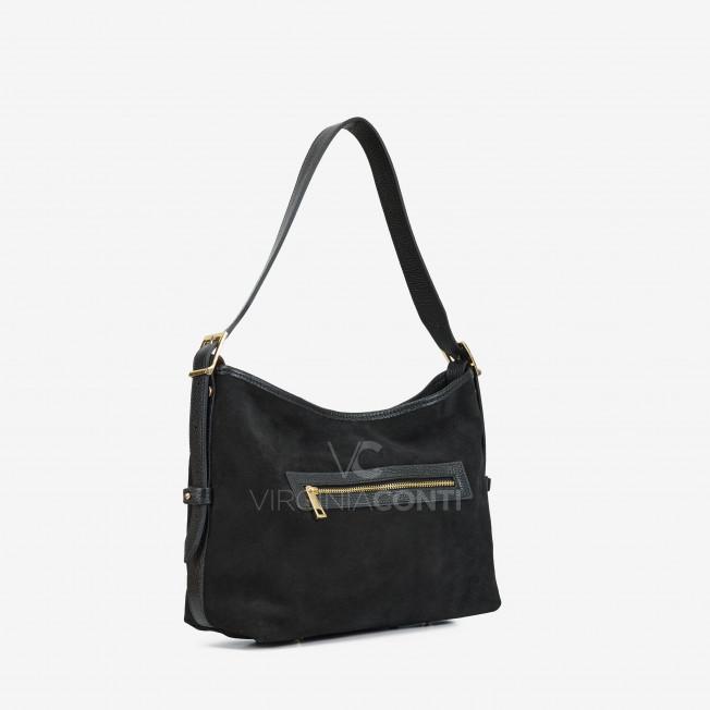 Сумка на плече Virginia Conti чорна