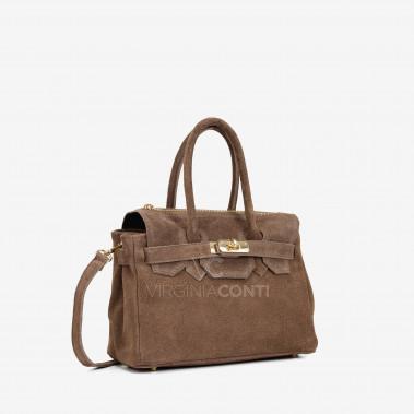 Сумка Virginia Conti кольору темний тауп