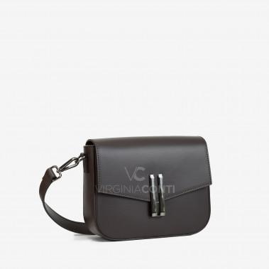 Сумка через плече (крос-боді) Virginia Conti кольору шоколад