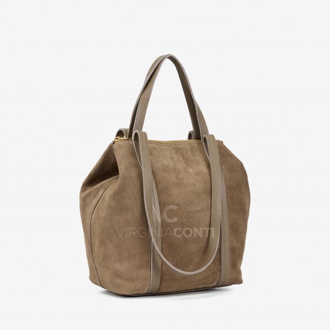 Сумка Virginia Conti кольору темний тауп