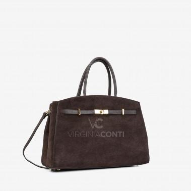 Сумка Virginia Conti кольору шоколад