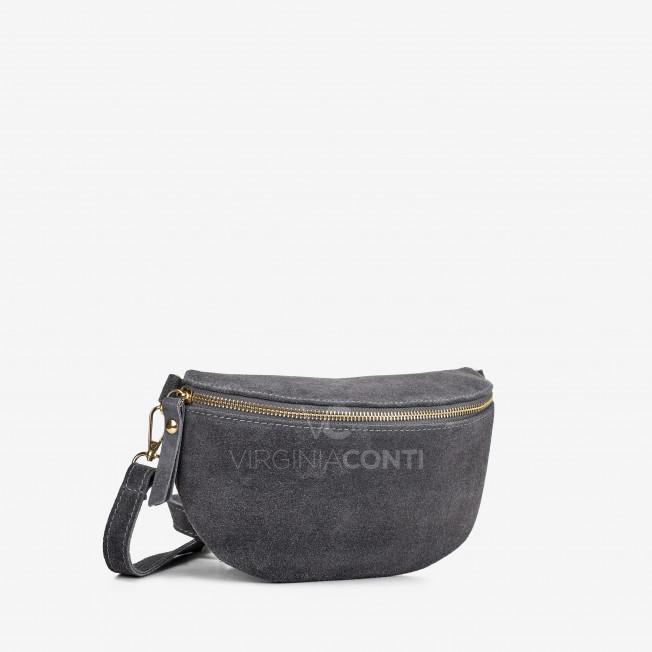 Поясна сумка (Сумка-банан) Virginia Conti темно-сіра