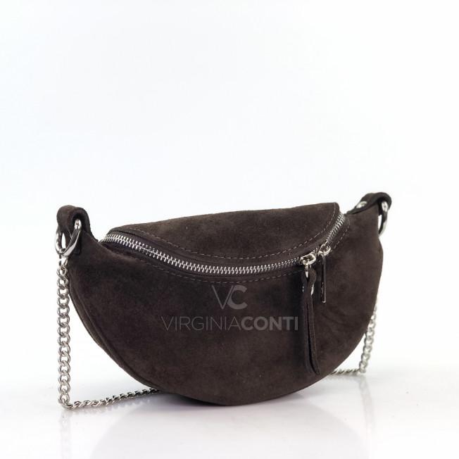 Поясна сумка (Сумка-банан) Virginia Conti кольору шоколад