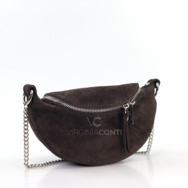 Поясна сумка (Сумка-банан) Virginia Conti кольору шоколад