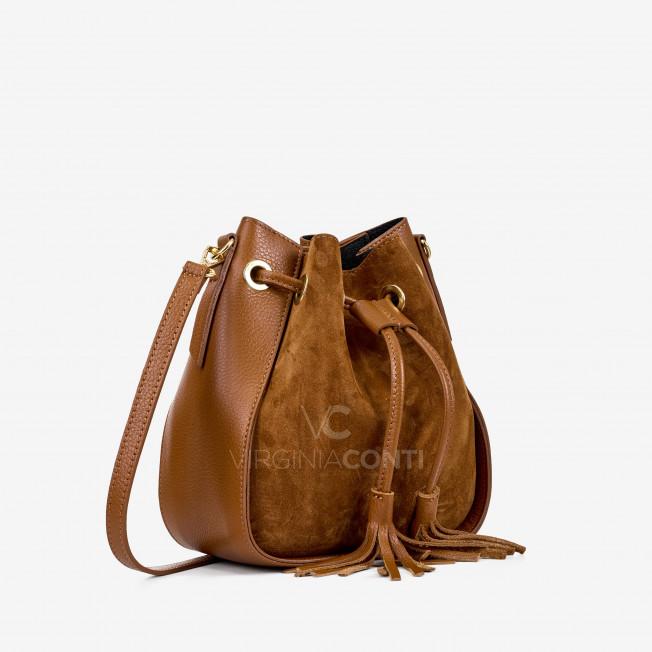 Сумка через плече (крос-боді) Virginia Conti темно-руда