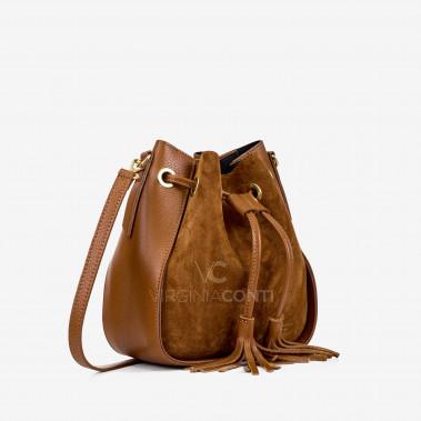 Сумка через плече (крос-боді) Virginia Conti темно-руда