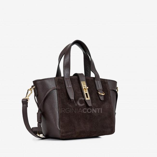 Сумка Virginia Conti кольору шоколад
