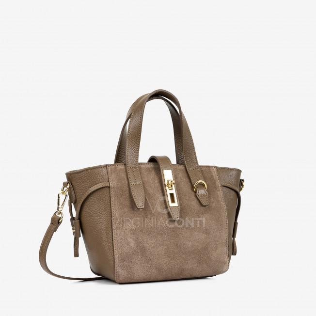 Сумка Virginia Conti кольору темний тауп