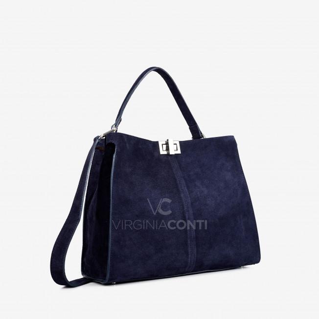 Шоппер Virginia Conti темно-синий