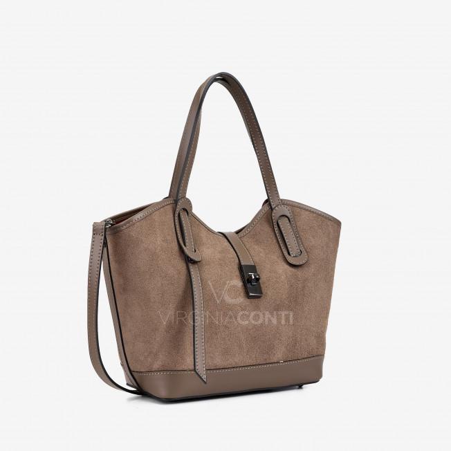 Сумка Virginia Conti цвета темный тауп