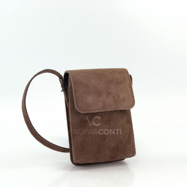 Сумка через плечо (кросс-боди) Virginia Conti коричневая