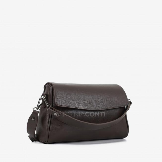 Сумка через плече (крос-боді) Virginia Conti кольору шоколад