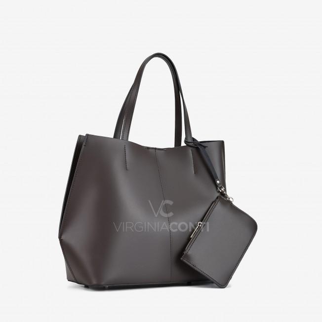 Шоппер Virginia Conti кольору шоколад