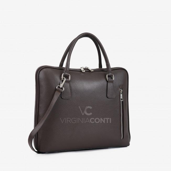 Сумка для ноутбука Virginia Conti цвета шоколад