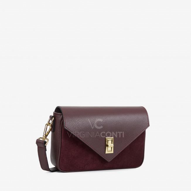 Сумка через плече (крос-боді) Virginia Conti бордова