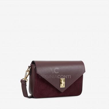 Сумка через плече (крос-боді) Virginia Conti бордова