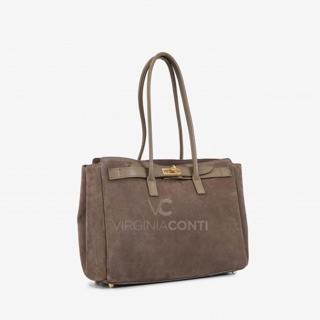 Сумка Virginia Conti цвета темный тауп