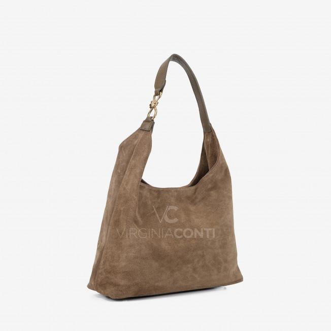 Сумка на плечо Virginia Conti цвета темный тауп