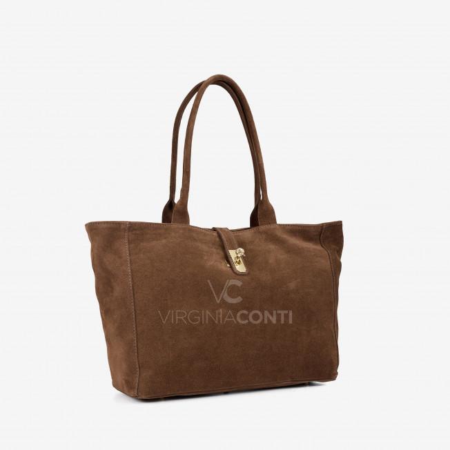 Сумка на плечо Virginia Conti темно-рыжая