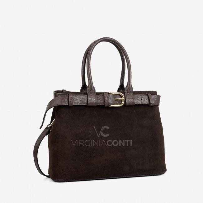 Сумка Virginia Conti кольору шоколад