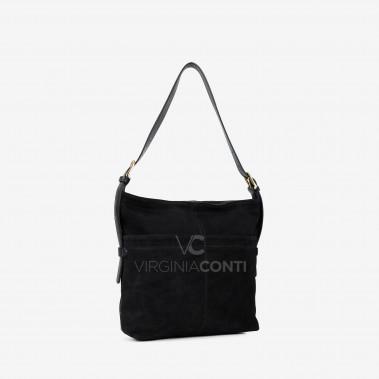 Сумка на плече Virginia Conti чорна