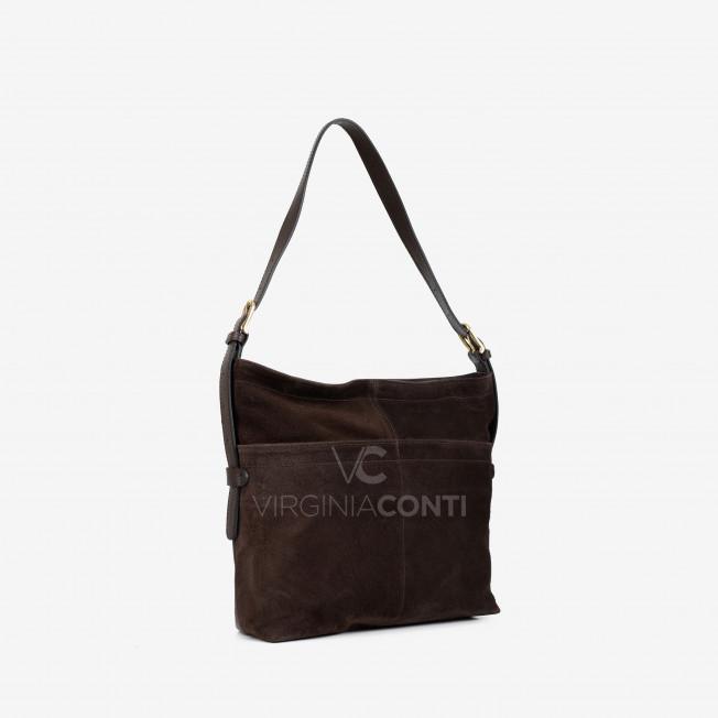 Сумка на плечо Virginia Conti цвета шоколад