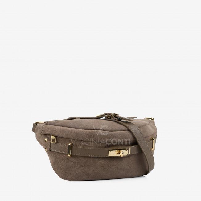 Поясна сумка (Сумка-банан) Virginia Conti кольору темний тауп