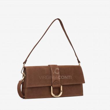 Сумка через плече (крос-боді) Virginia Conti коричнева