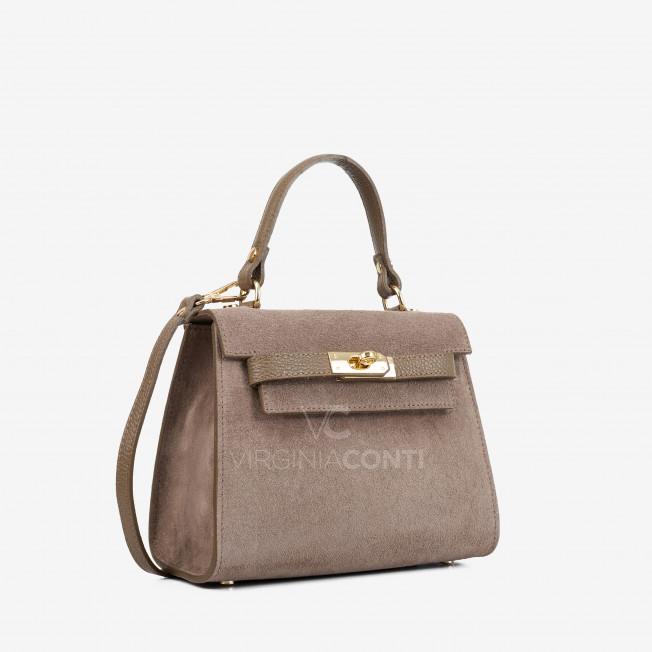 Сумка Virginia Conti кольору темний тауп